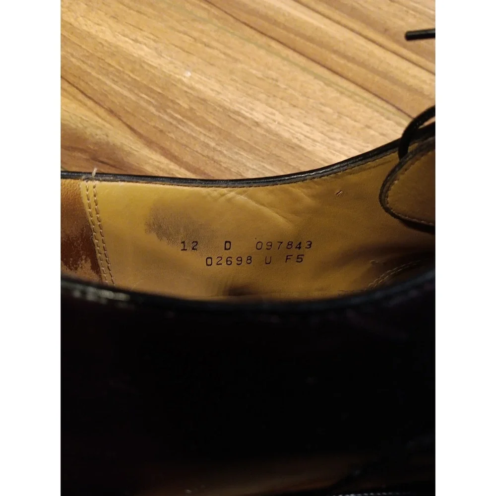 Vintage Cole Haan City Brown Leather Oxford Dress Shoes Men's Size 12 D 02698 E5